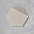 Pearl + Leather Hexagonal Split Tiles - Handmade